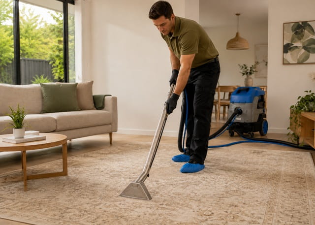 Professional rug cleaning, Melbourne