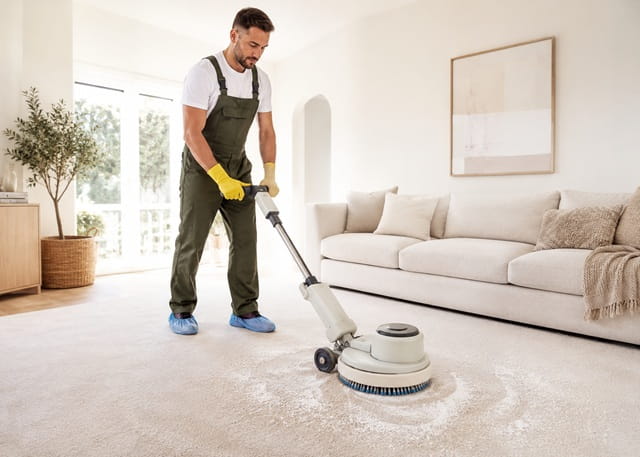 Carpet dry cleaning