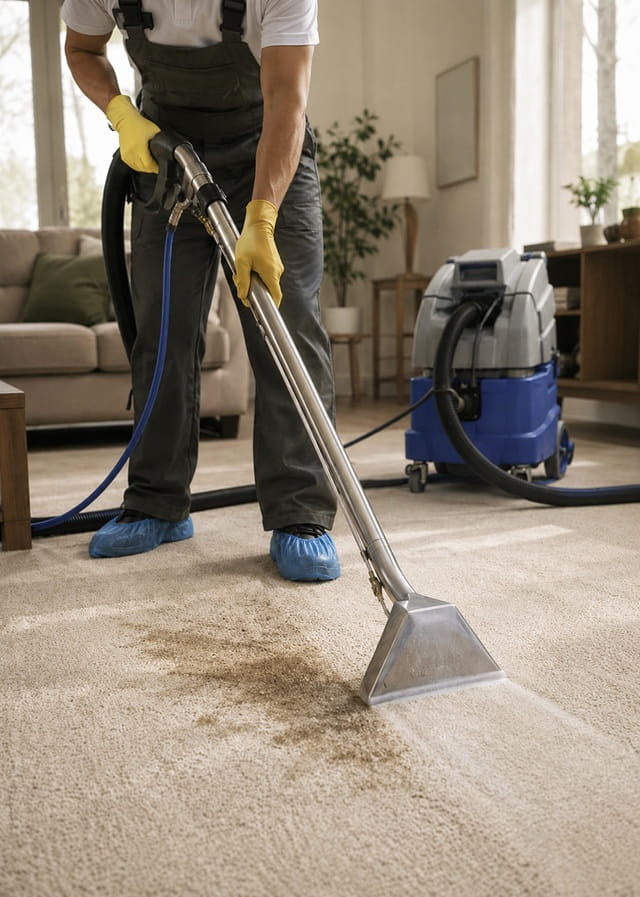 Professional carpet cleaning