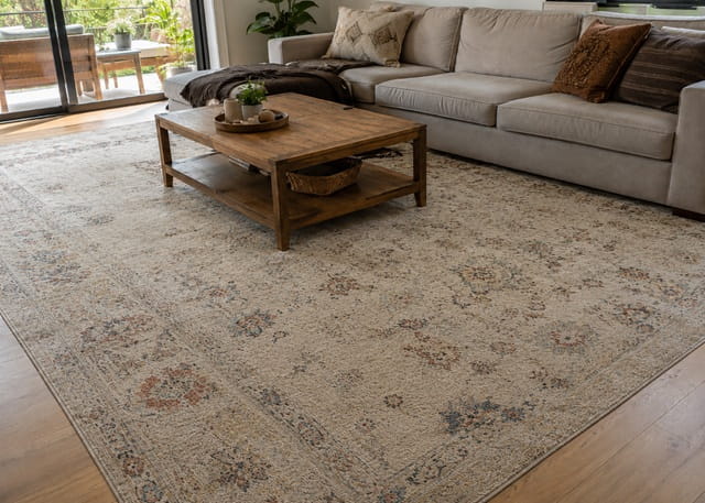 Same area rug after professional rug cleaning in Perth – clean and revived