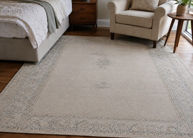 Same rug after professional rug cleaning in Sydney – stains removed, colours refreshed